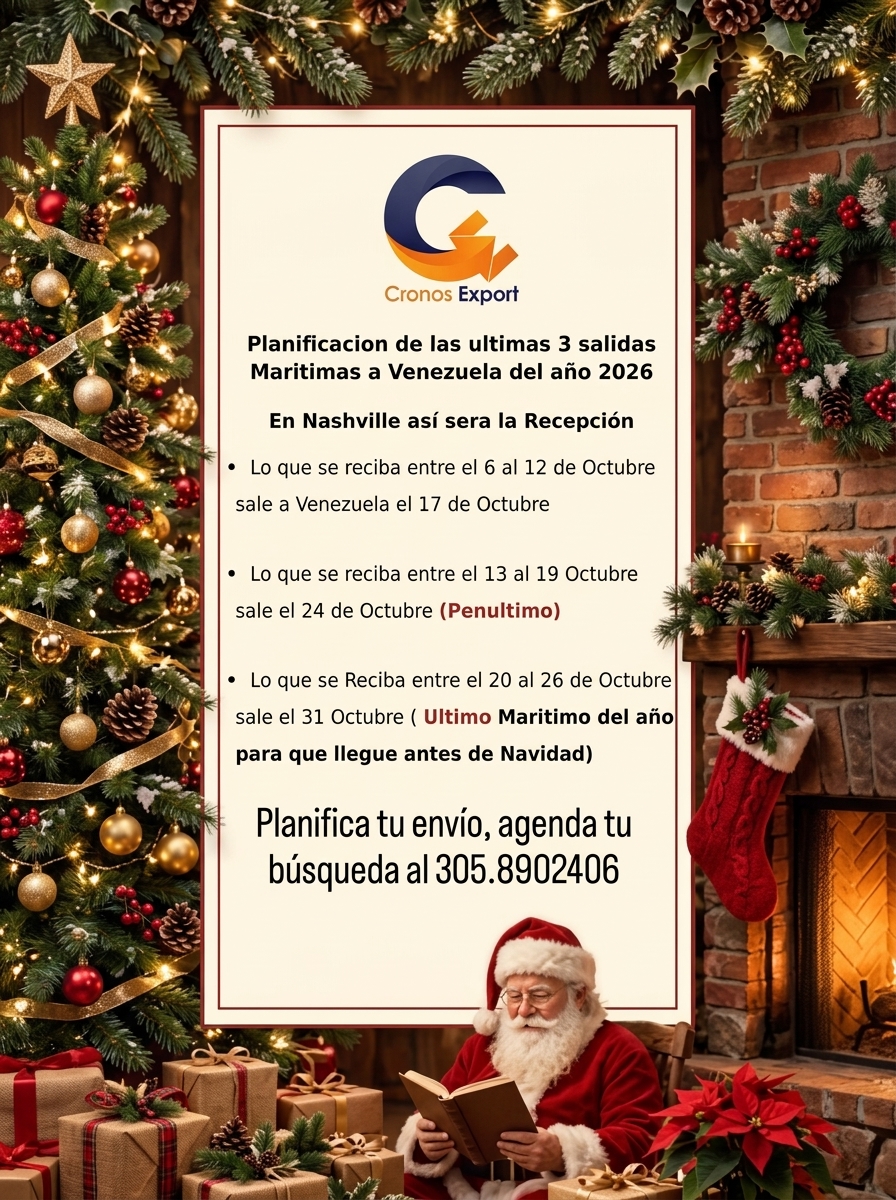 Información de Cronos Export